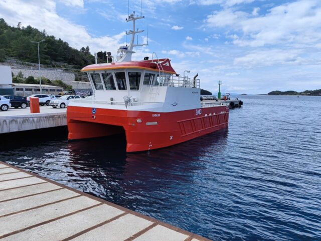 WORKING CATAMARAN DELIVERED TO ICELAND
